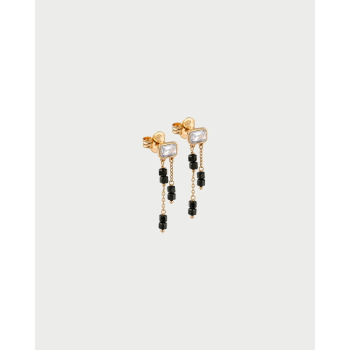ORECCHINI AG 925% EMERALD CUT PENDENTI